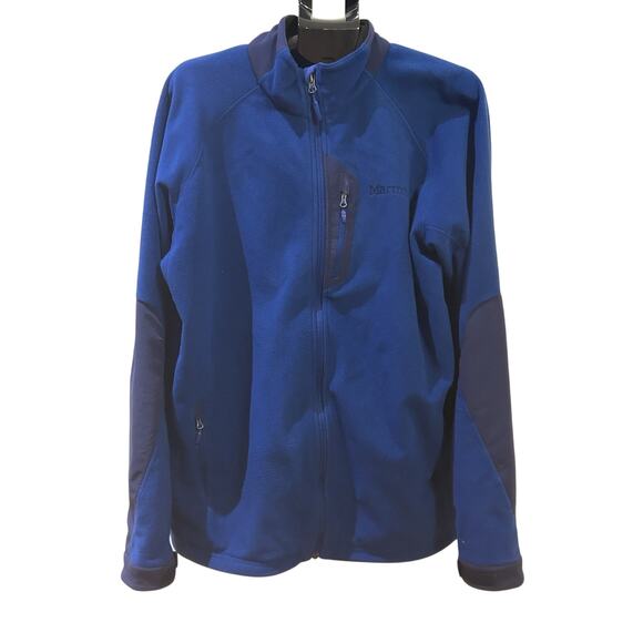 Marmot Gore Windstopper® Blue Full Zip Windproof Jacket Mens XXL - Picture 1 of 6
